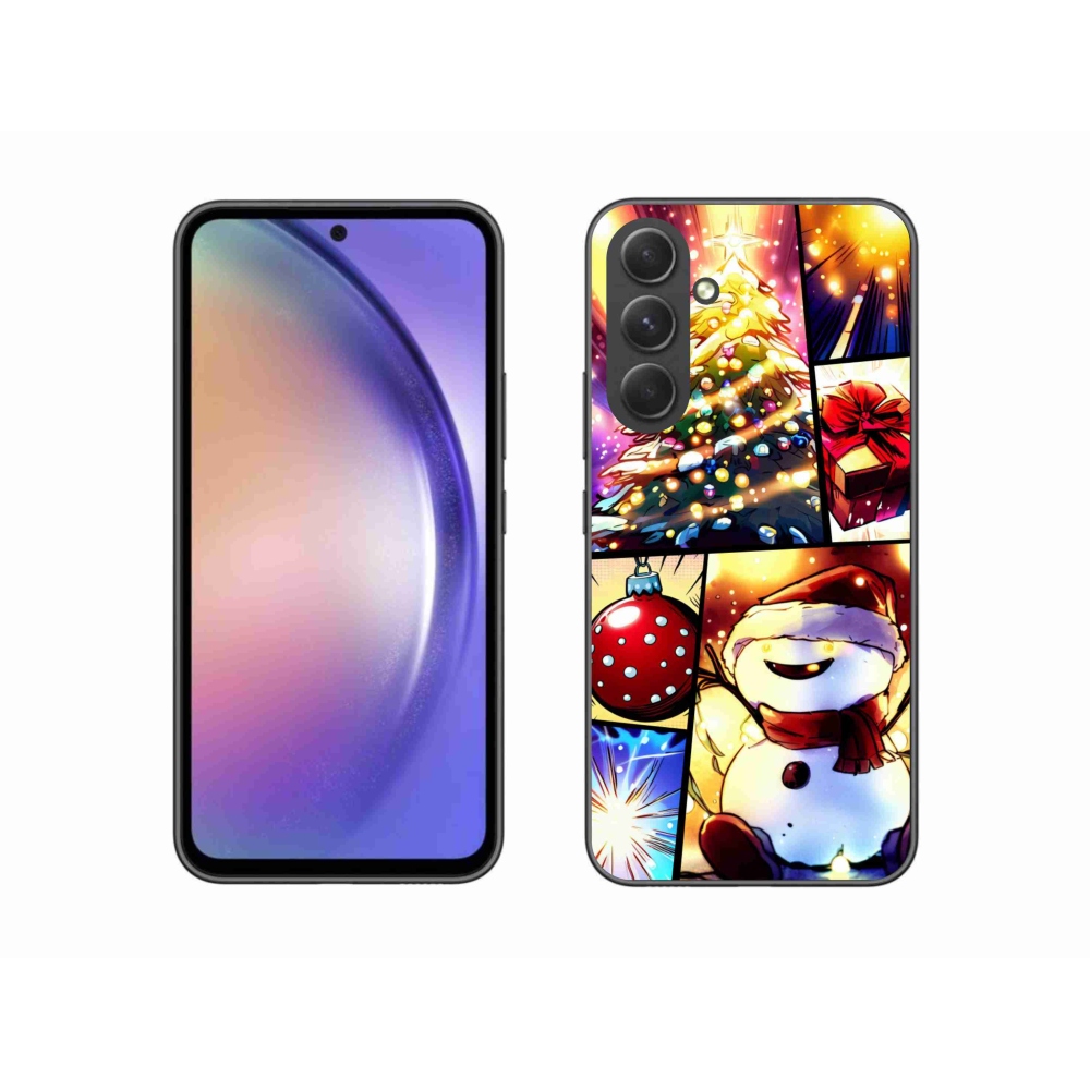 Gél borító mmCase Samsung Galaxy A54 5G - Karácsonyi motívumok 1