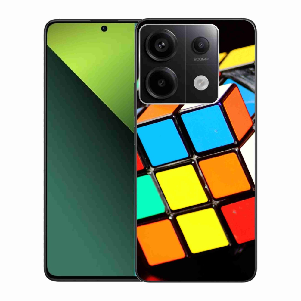 Gél tok mmCase a Xiaomi Redmi Note 13 Pro 5G/Poco X6 5G számára - Rubik-kocka
