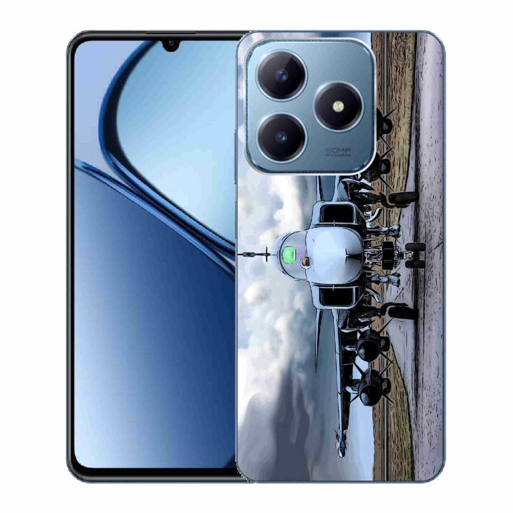 Gél borítás mmCase a Realme C63-hoz - katonai repülőgépek