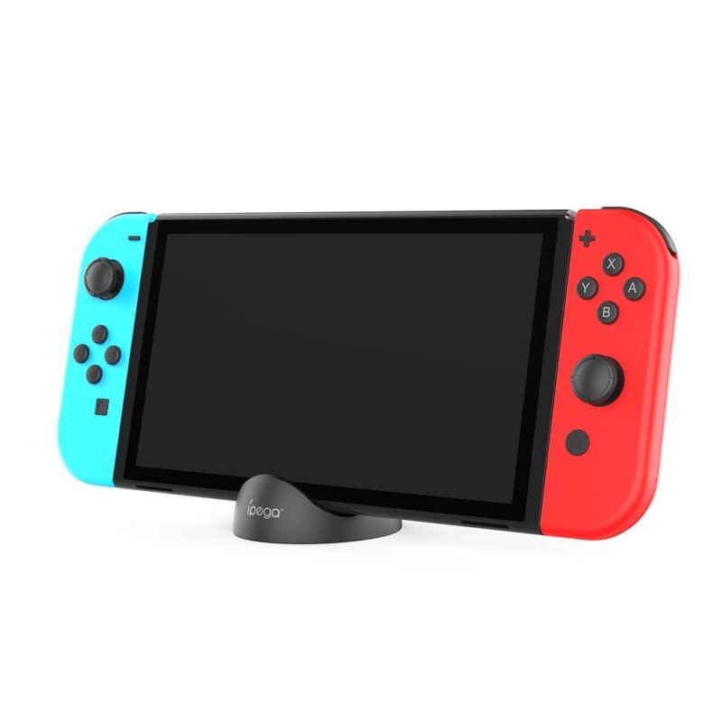 iPega SW2041 Mini töltő dokkoló Nintendo Switch Lite/Nintendo Switch/Nintendo Switch 2 fekete/piros színhez