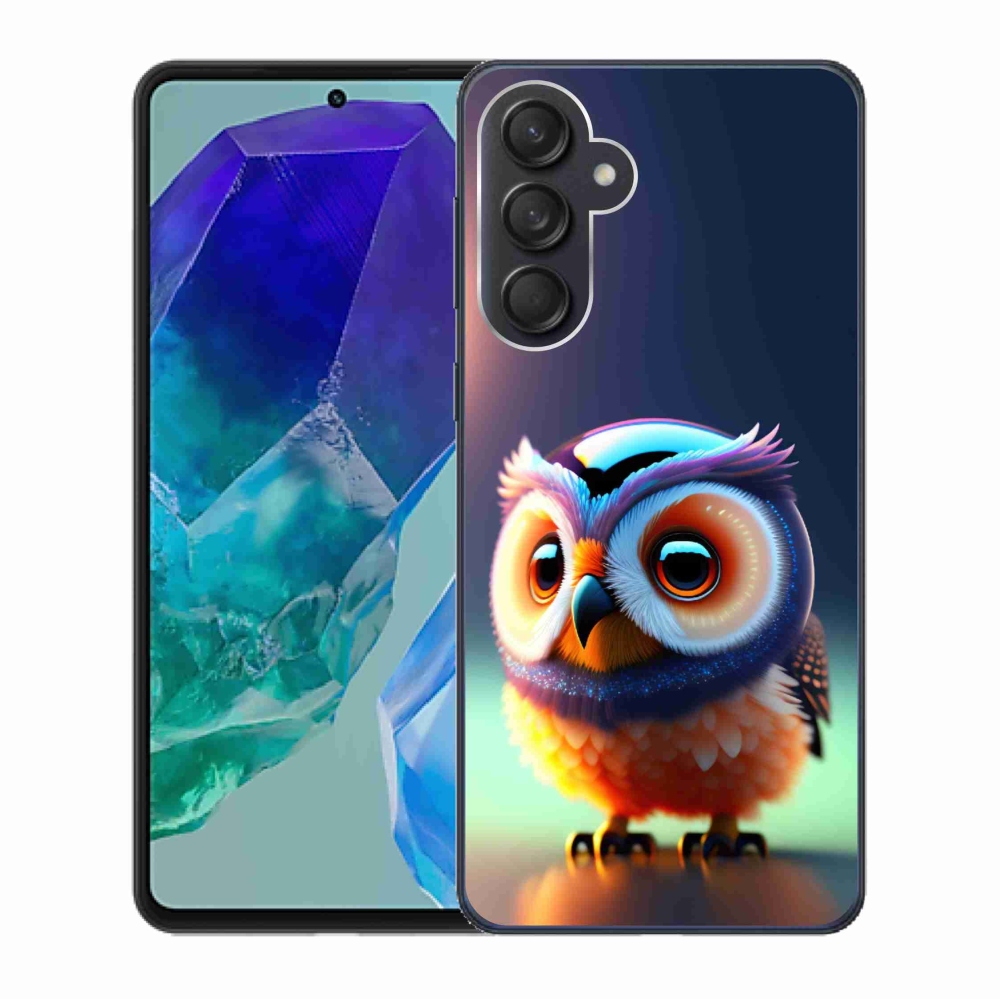 Zselés borítás mmCase Samsung Galaxy M55 5G - bagoly