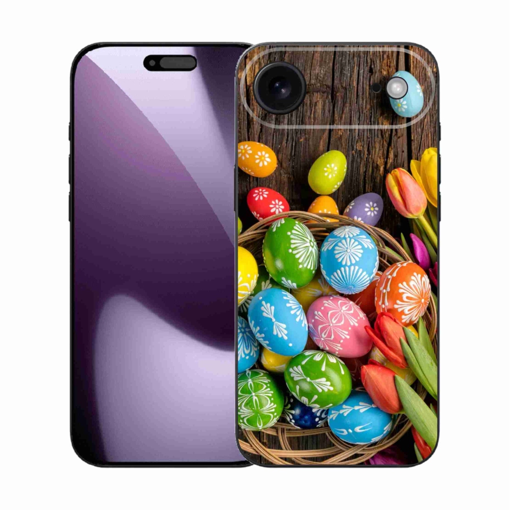 Gél borítás mmCase iPhone 17 Air készülékhez - Húsvéti tojások