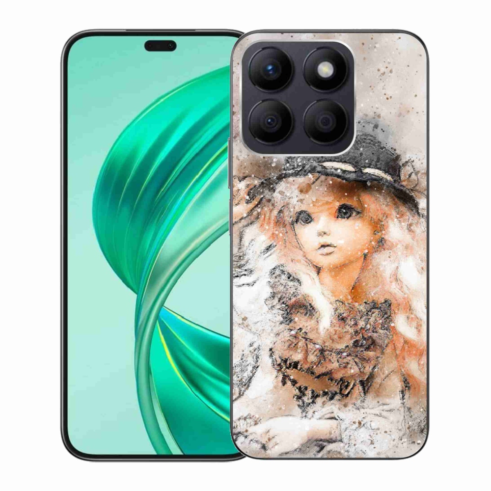 Zselés borítás mmCase a Honor X8b készülékhez - lány sapkával