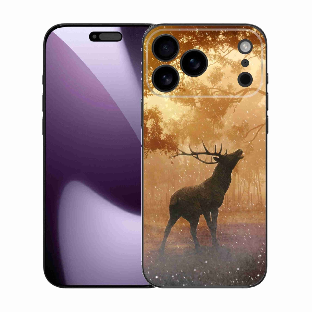Zselés borítás mmCase iPhone 17 Pro Max készülékhez - szarvas a vadászaton
