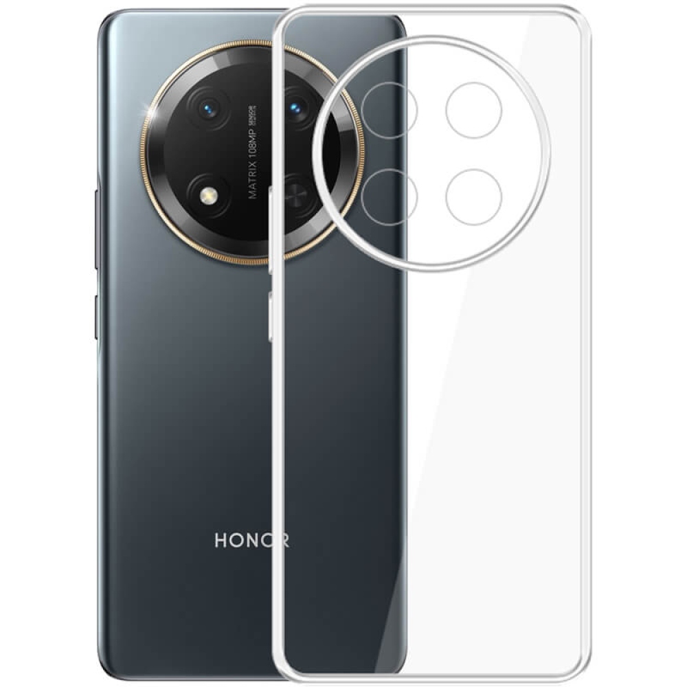 Átlátszó zselés tok a Honor Magic 7 Lite 5G készülékhez - átlátszó
