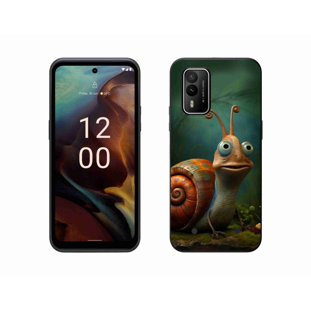 Zselés borítás mmCase a Nokia XR21 készülékhez - csiga