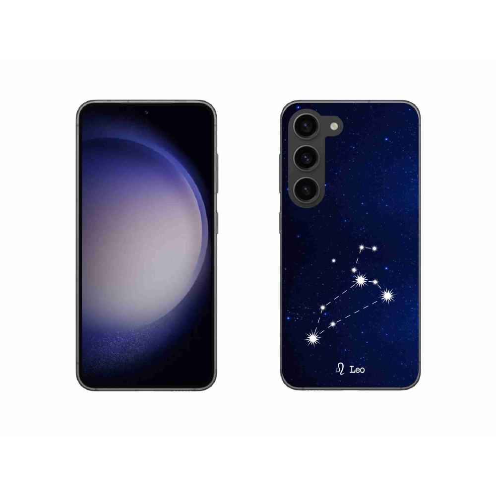 Gél borítás mmCase Samsung Galaxy S23 5G - Lion csillagképhez