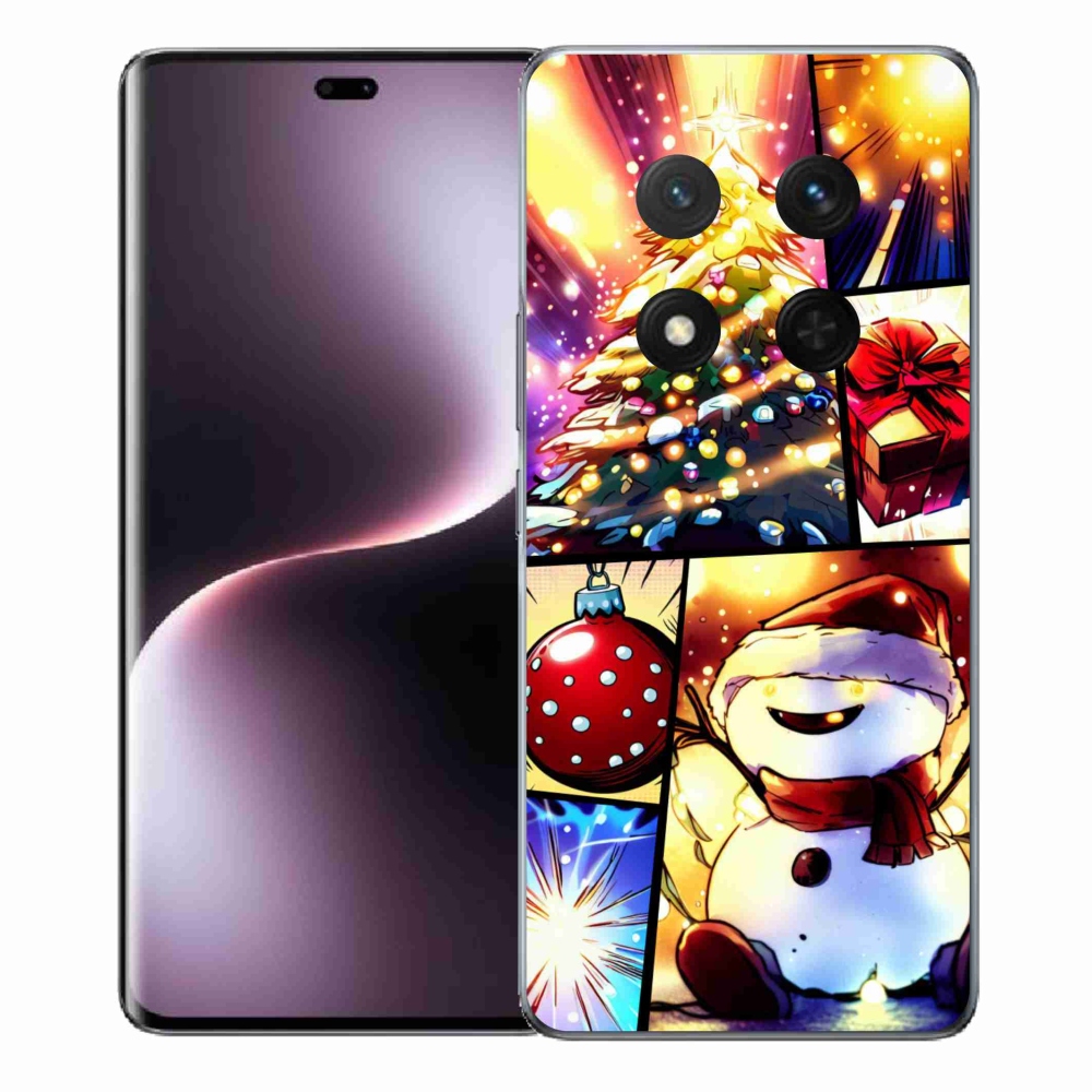 Gél borító mmCase a Honor Magic 7 Lite 5G készülékhez - karácsonyi motívumok 1