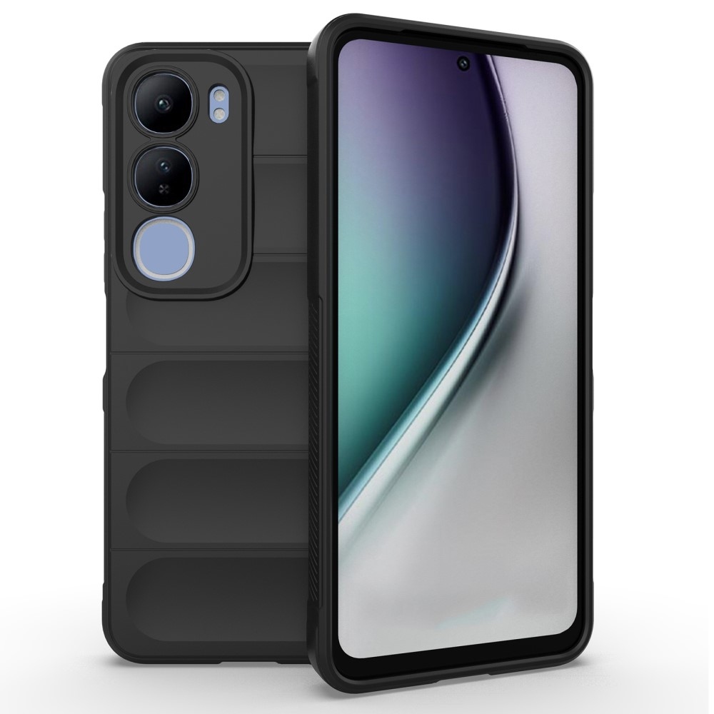 Rugg tartós zselés tok a Vivo Y19s készülékhez - fekete