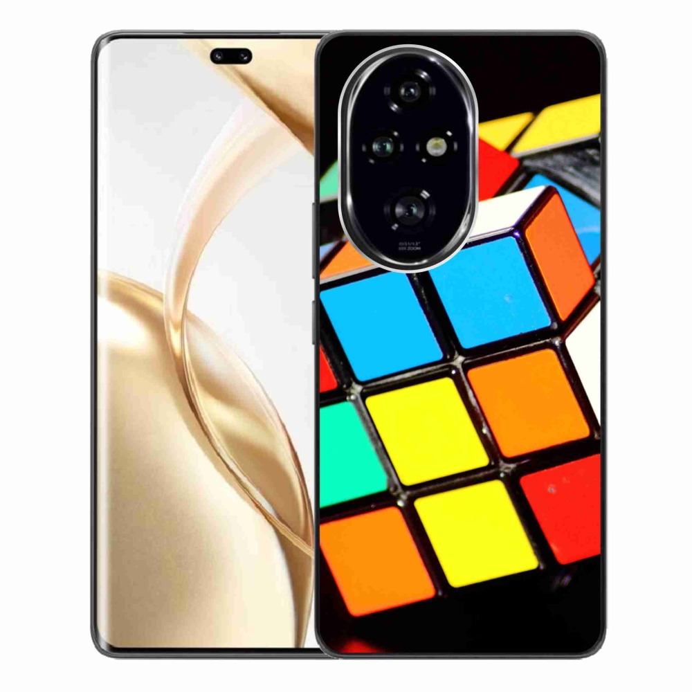 Gél tok mmCase a Honor 200 Pro 5G számára - Rubik-kocka
