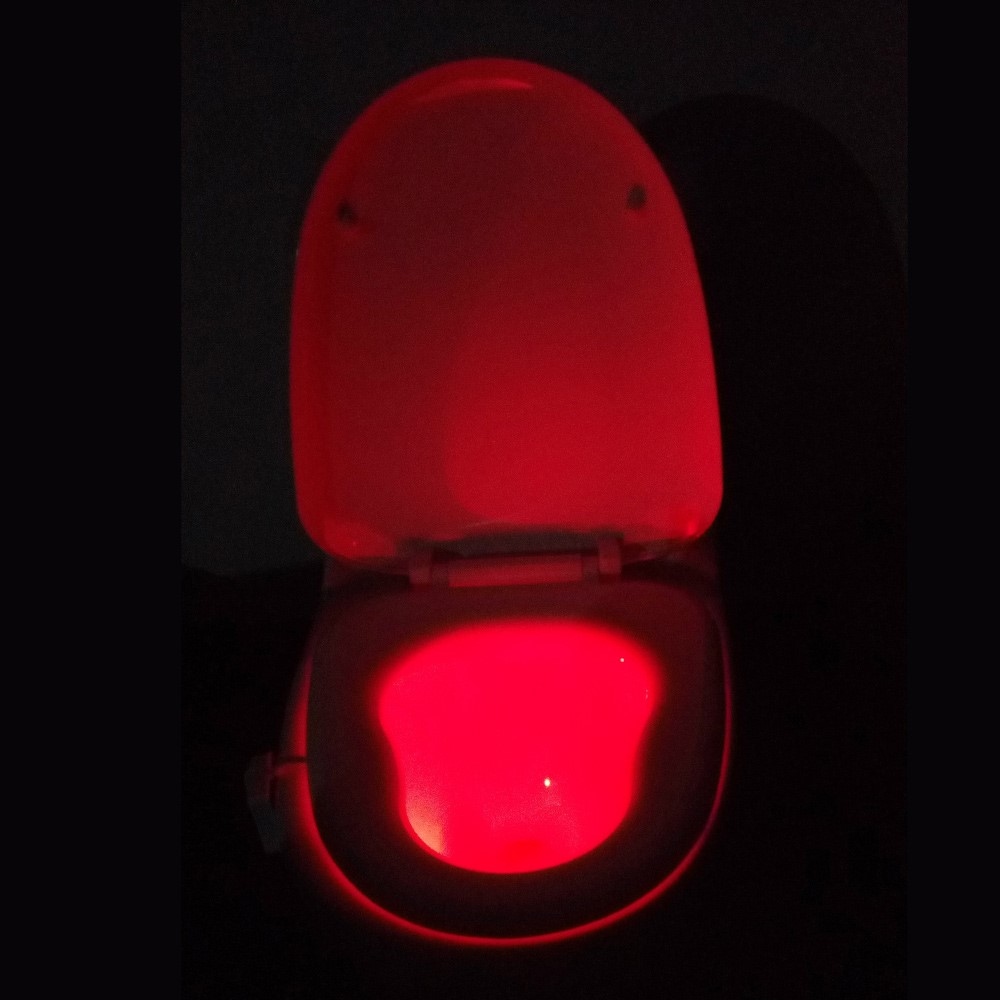 Intelligens színes WC-háttérvilágítás mozgásérzékelővel és 8 fényárnyalattal