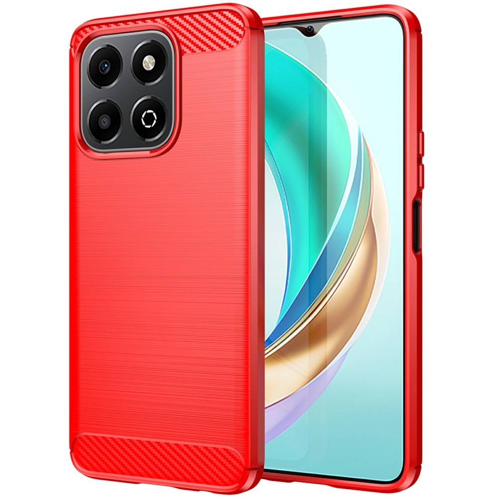 Szénálló zselés tok a Honor X6b készülékhez - piros