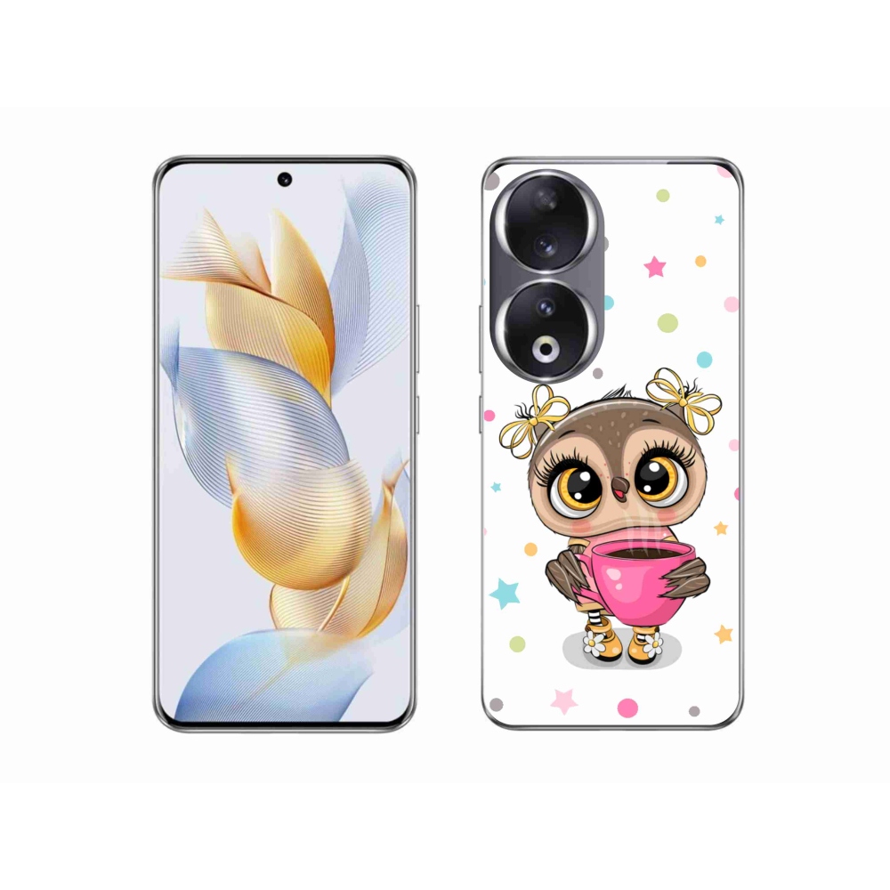 Zselés borító mmCase a Honor 90 készülékhez - rajzfilm bagoly