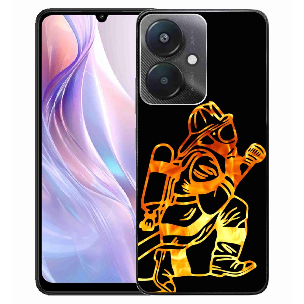 Gél borítás mmCase a Xiaomi Redmi 13C 5G - tűzoltó 1