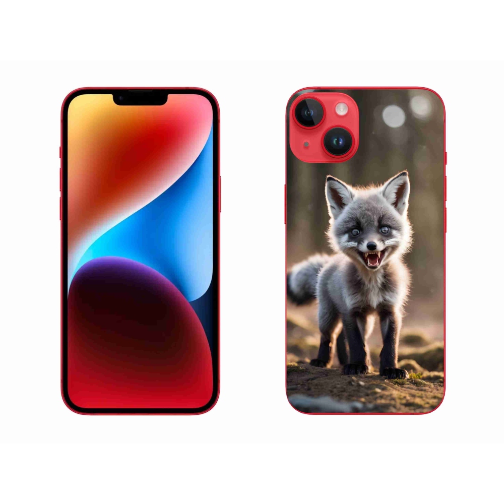 Zselés borítás mmCase iPhone 14 Plus készülékhez - angry fox