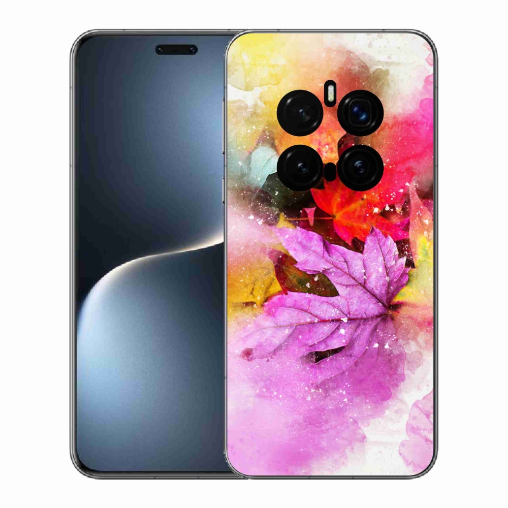 Gél borítás mmCase a Honor Magic 7 Pro 5G számára - színes levelek