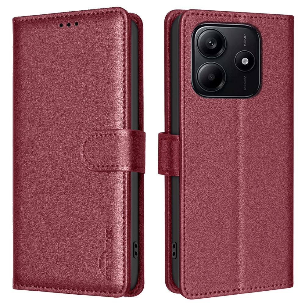 BNF könyvtáska Xiaomi Redmi Note 14 5G - piros