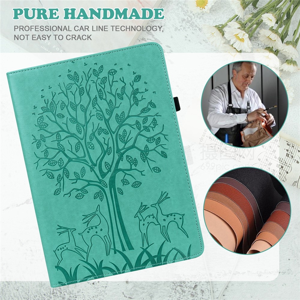 Fa záró tok Xiaomi Redmi Pad SE 8.7 táblagéphez - teal színű