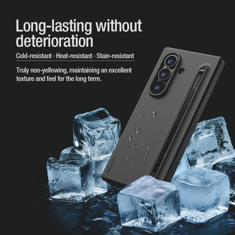 Nillkin Flex Flex Pure Fold tolltartó fedele a Samsung Galaxy Z Fold 7 világoszöldhöz