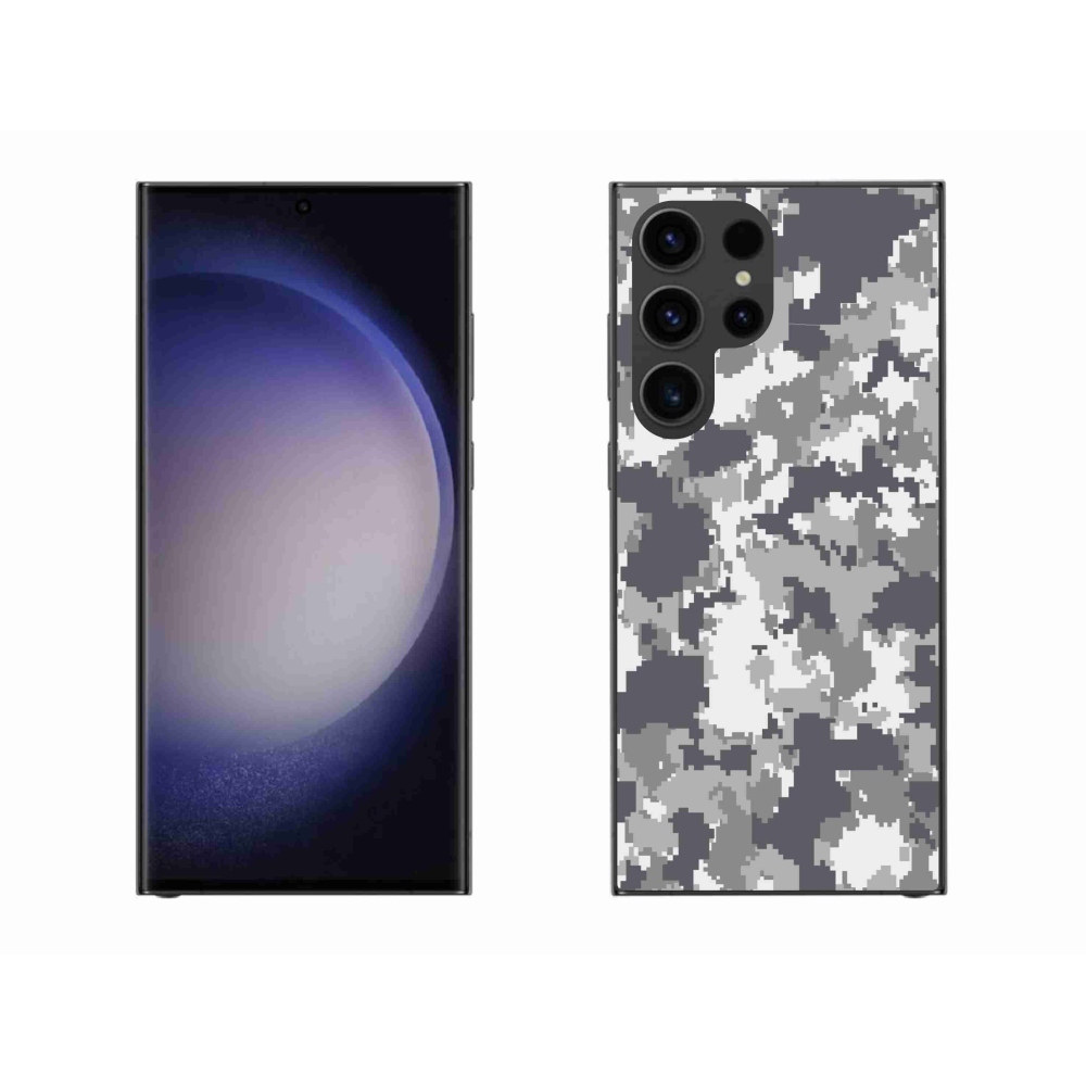 Gél védőhuzat mmCase Samsung Galaxy S23 Ultra 5G - terepszínű mintázat 2