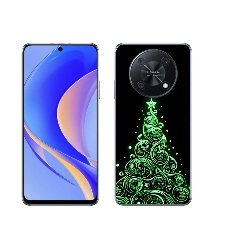 Gél borítás mmCase a Huawei Nova Y90-hez - neon karácsonyfa 3