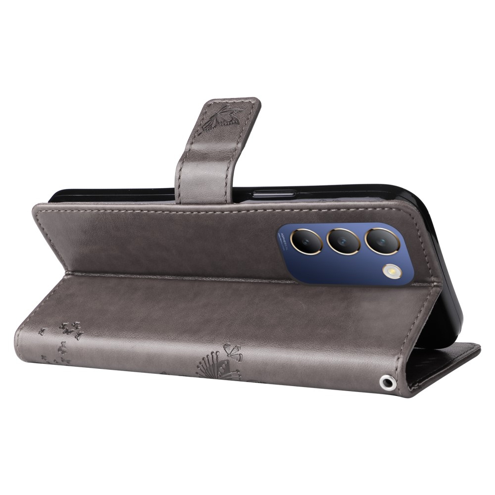 Fa könyv tok a Vivo V40 SE 4G/5G készülékhez - szürke