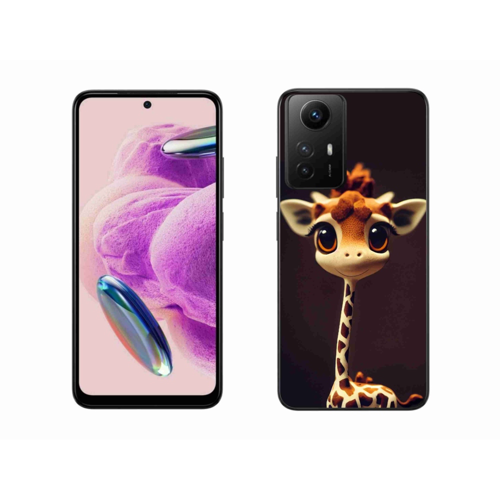Gél borítás mmCase a Xiaomi Redmi Note 12S-hez - kis zsiráf