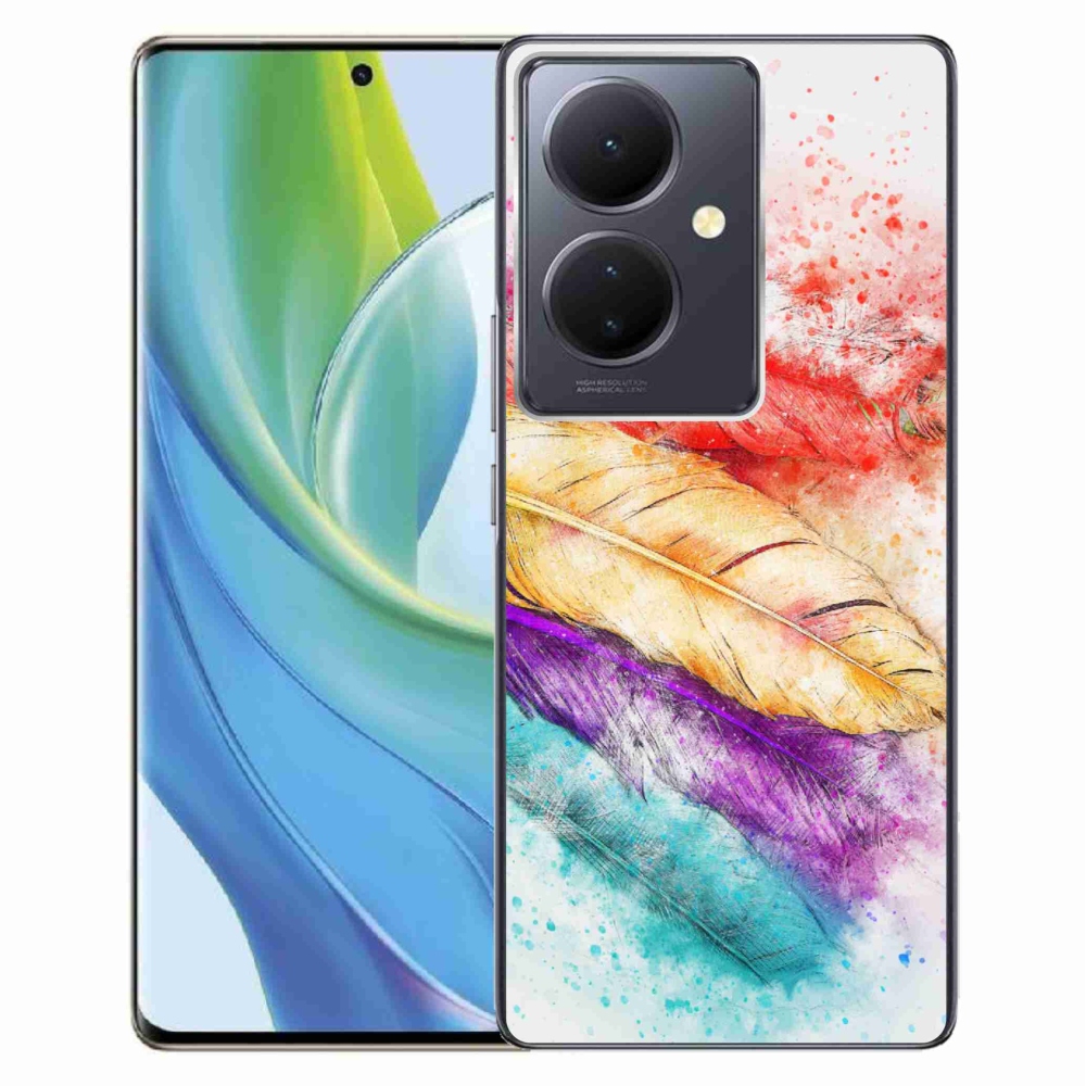 Gél borítás mmCase a Vivo V29 Lite 5G-hez - színes toll