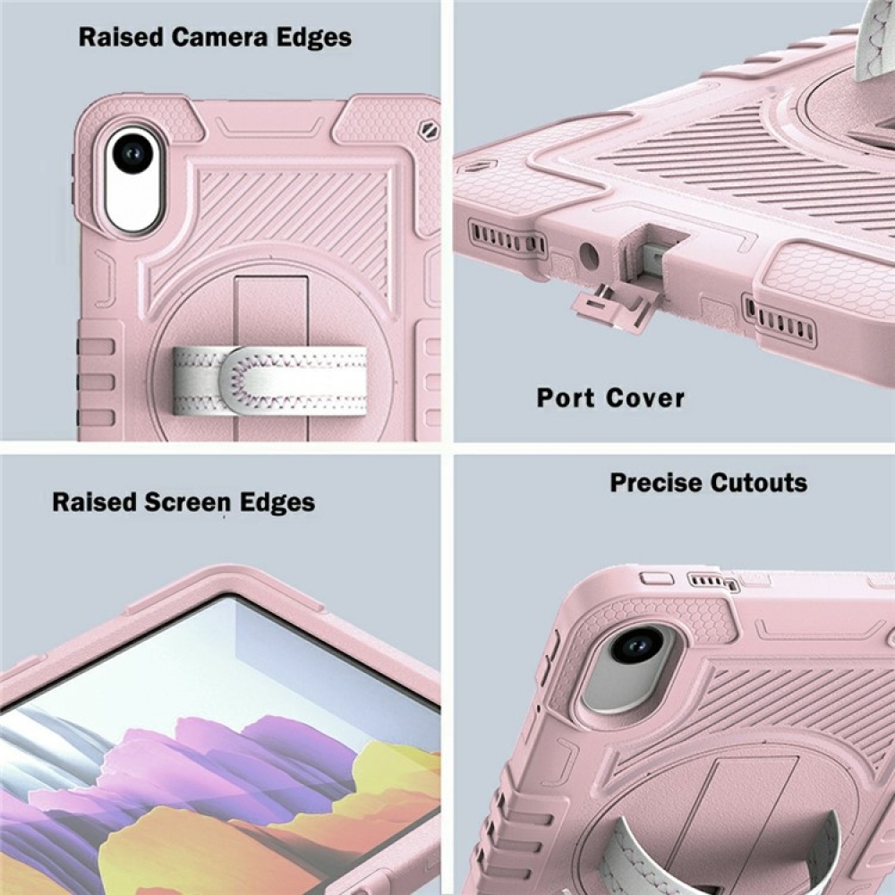 Strape tartós borítás kézi markolattal és pánttal Xiaomi Redmi Pad 2 - rózsaarany