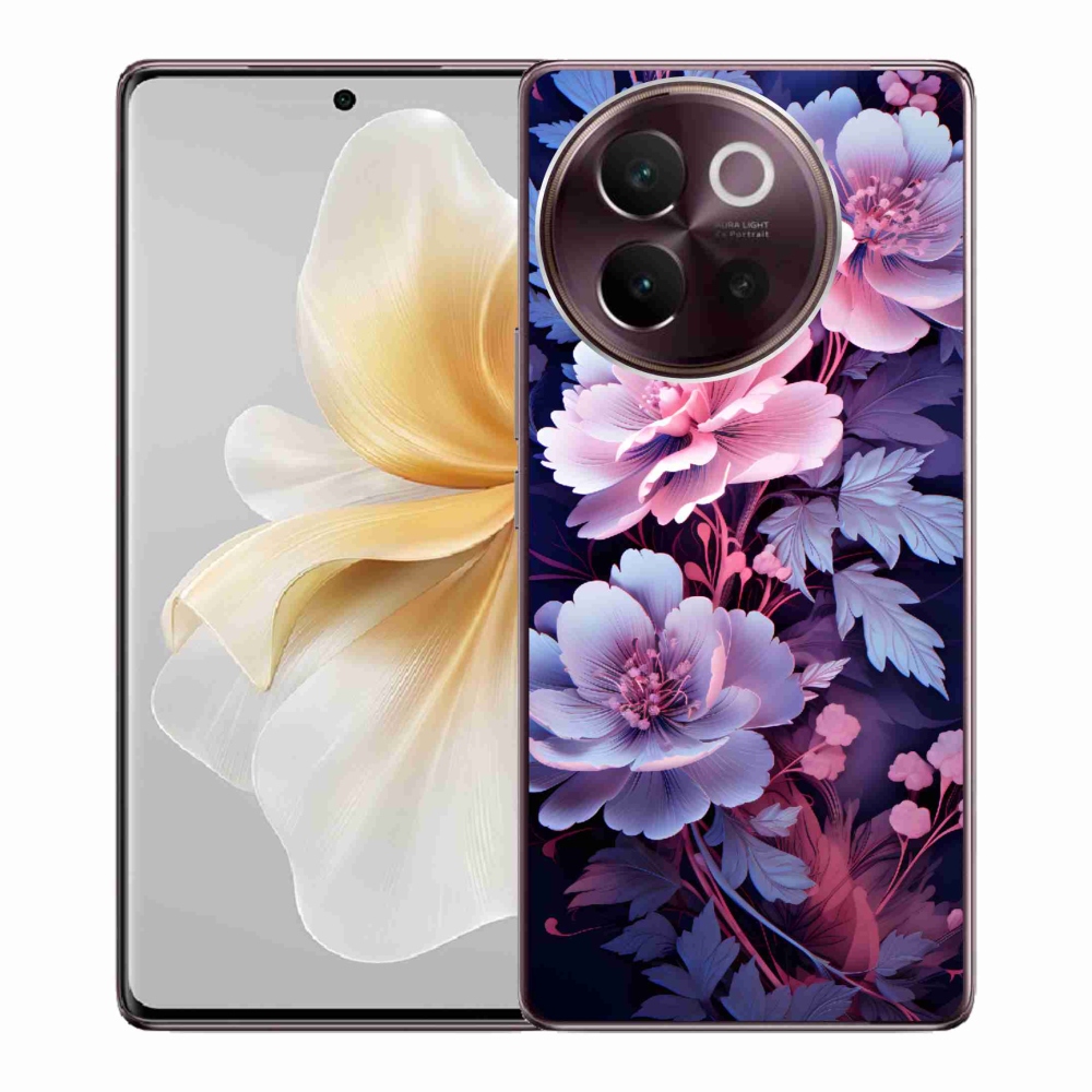 Gél borító mmCase a Vivo V40 Lite 5G készülékhez - virágok 11