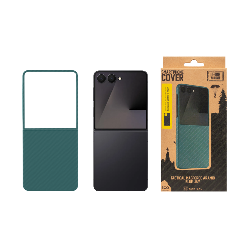 Taktikai MagForce Aramid borító Samsung Galaxy Z Flip 7 Blue Jay számára