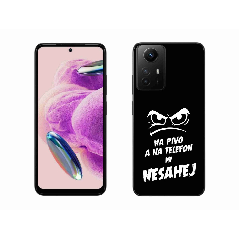 Gél borító mmCase a Xiaomi Redmi Note 12S-hez - sör motívum 2 fekete háttérrel