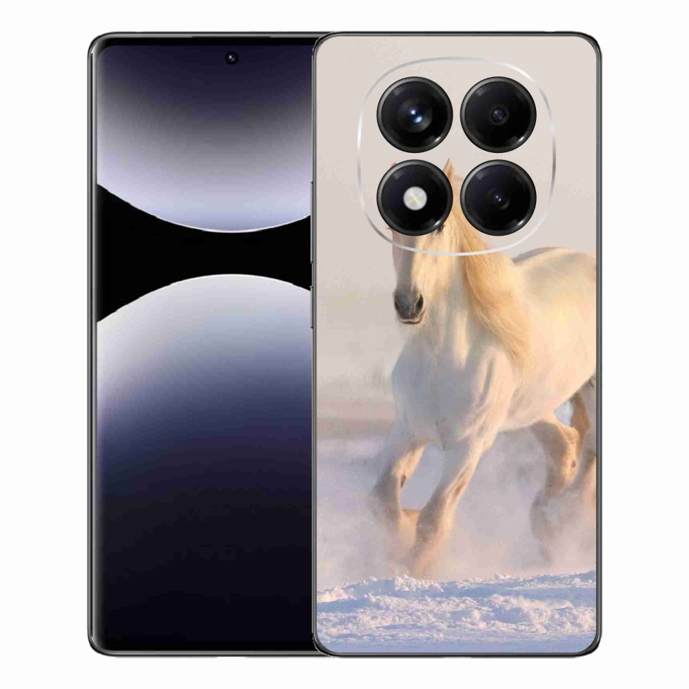 Gél borítás mmCase a Xiaomi Redmi Note 14 Pro számára - ló a hóban