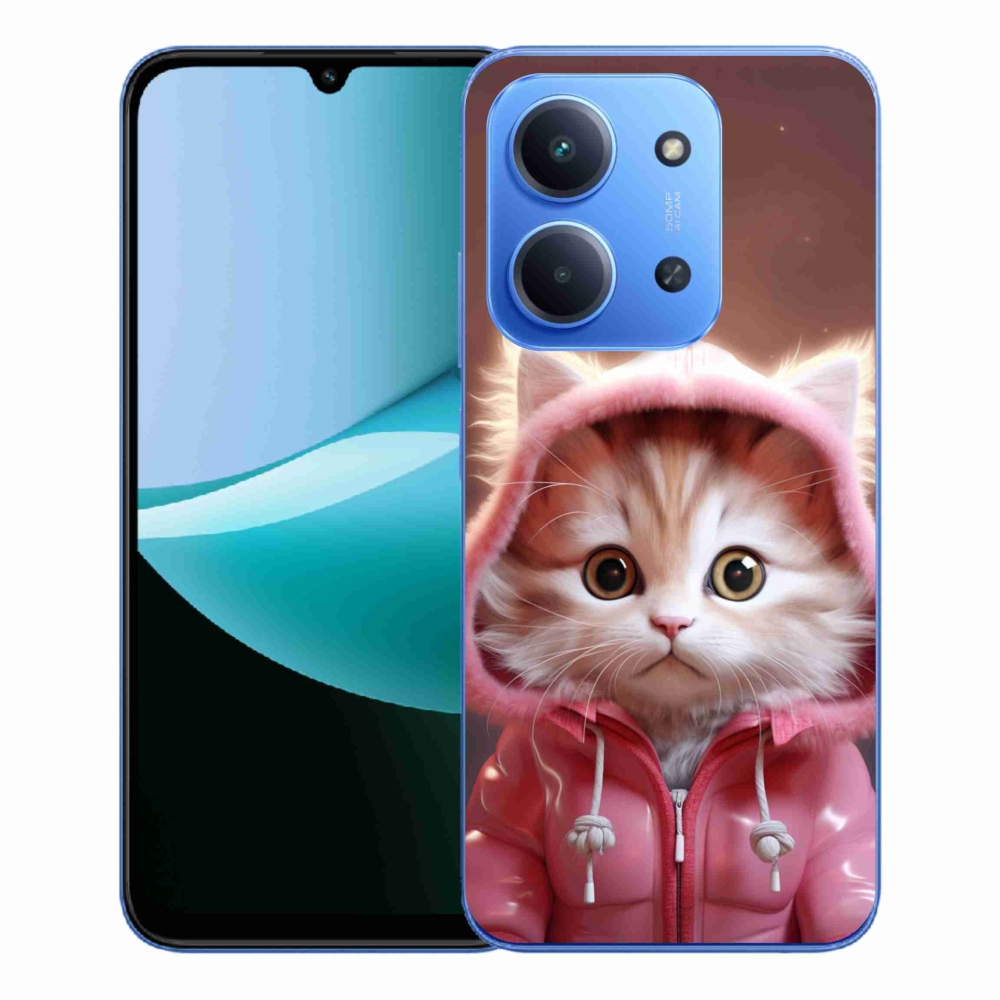 Gél borítás mmCase a Xiaomi Redmi 15C 4G/5G (173mm) - aranyos cica 3