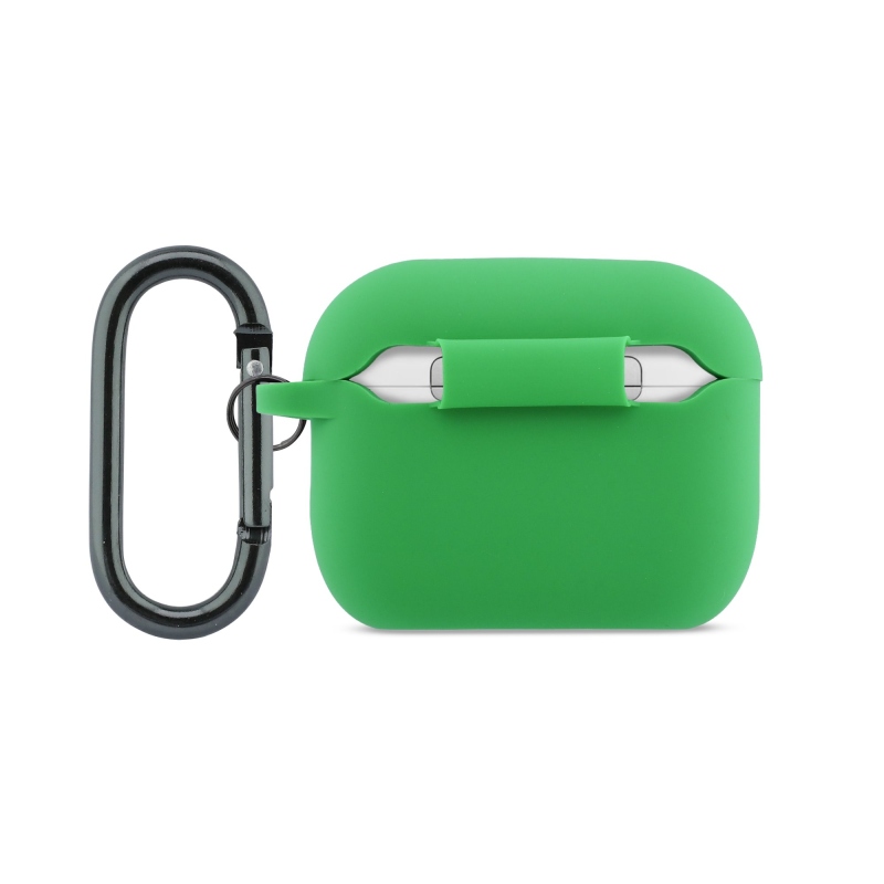 Lacoste Liquid szilikon krokodil logós tok AirPods Pro 3 készülékhez Zöld