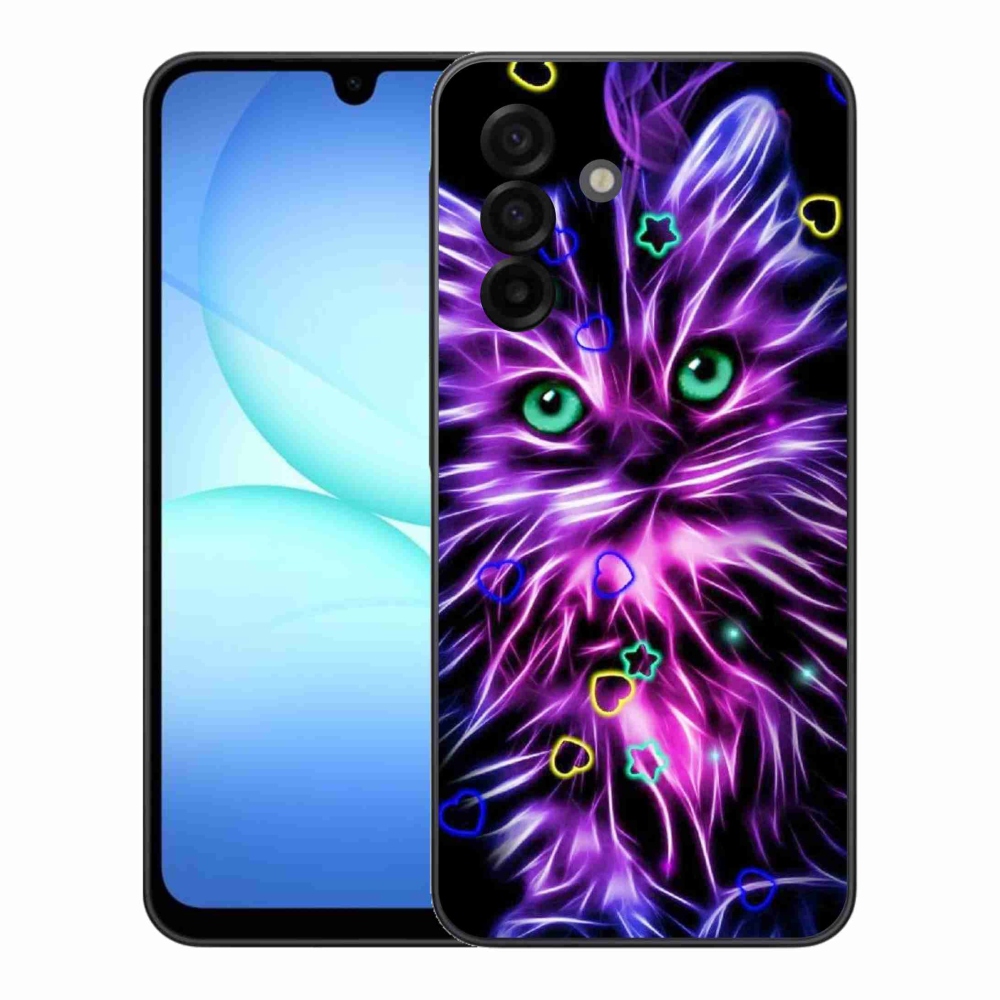 Gél borítás mmCase Samsung Galaxy A17 4G/5G - absztrakt macska - Samsung Galaxy A17 4G/5G számára