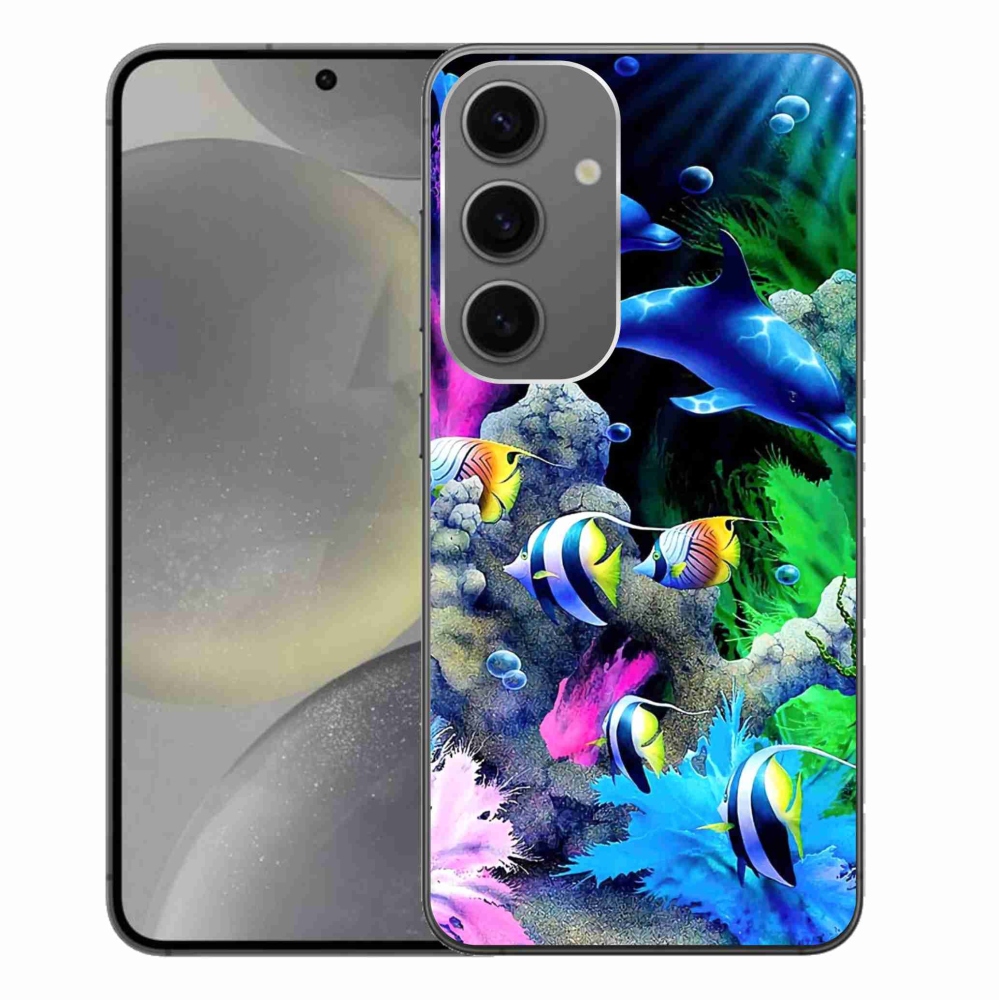 Gél tok mmCase Samsung Galaxy S24+ készülékhez - tengeri világ