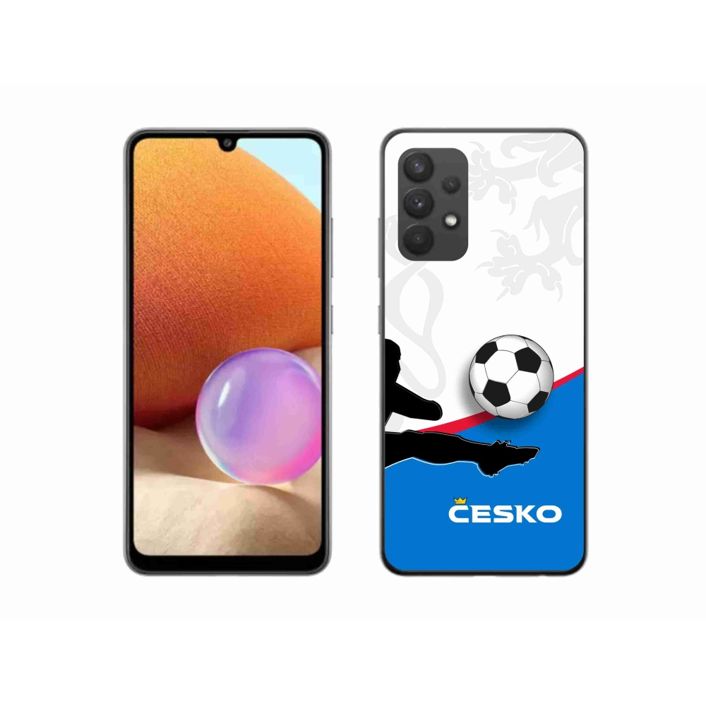 Gél borítás mmCase Samsung Galaxy A32 4G - futball Csehország 3