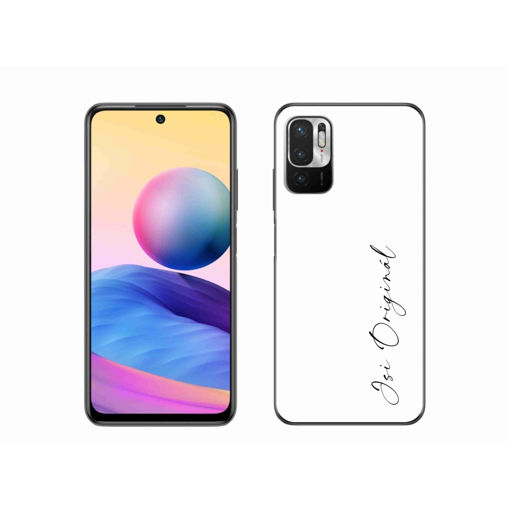 Gél borító mmCase a Xiaomi Poco M3 Pro/5G-hez - te vagy az eredeti fehér háttér