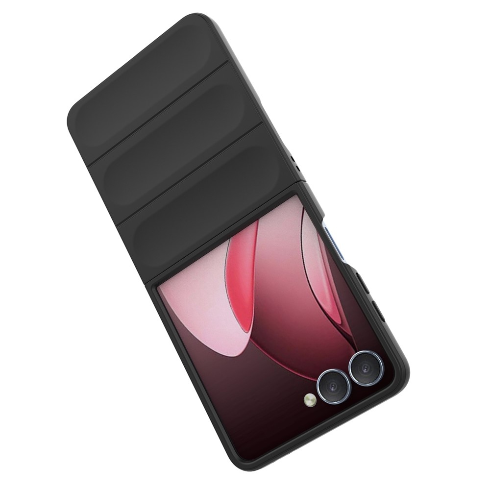 Rugg tartós zselés tok Samsung Galaxy Z Flip7 5G készülékhez - fekete