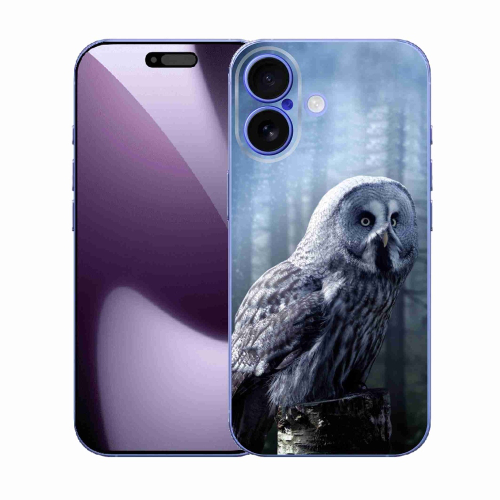 Zselés borítás mmCase iPhone 17 készülékhez - bagoly