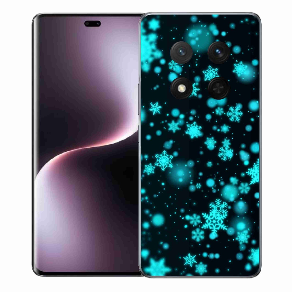Gél borítás mmCase a Honor Magic 7 Lite 5G készülékhez - hópelyhek 1