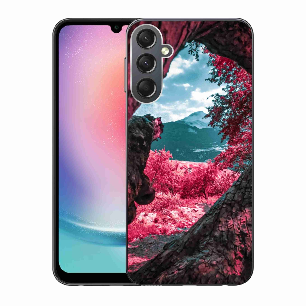 Gél borítás mmCase Samsung Galaxy A24 készülékhez - hegyi kilátás