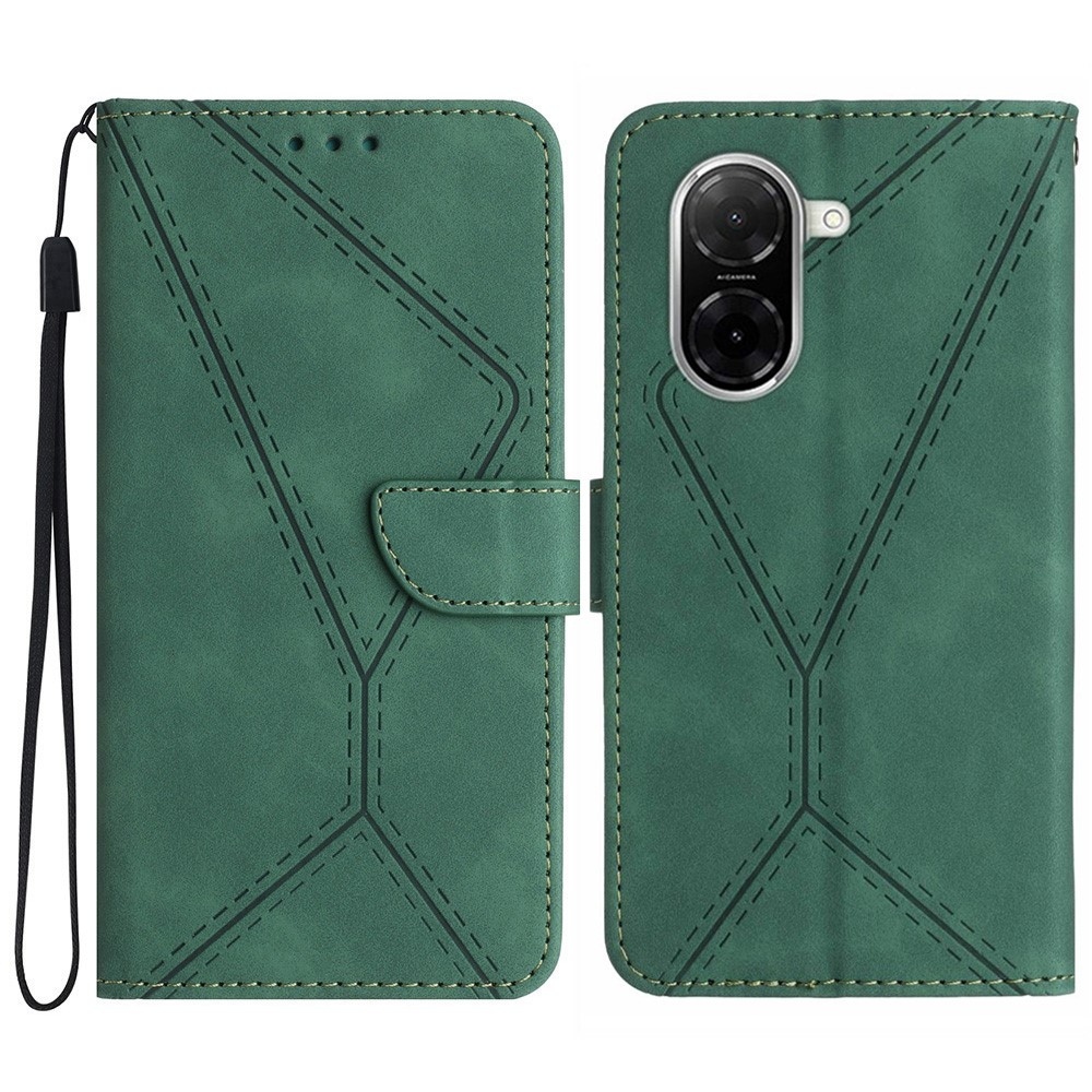 Linesy könyvtáska Xiaomi Redmi A5 (171.7x77.8x8.3mm) - zöld színű