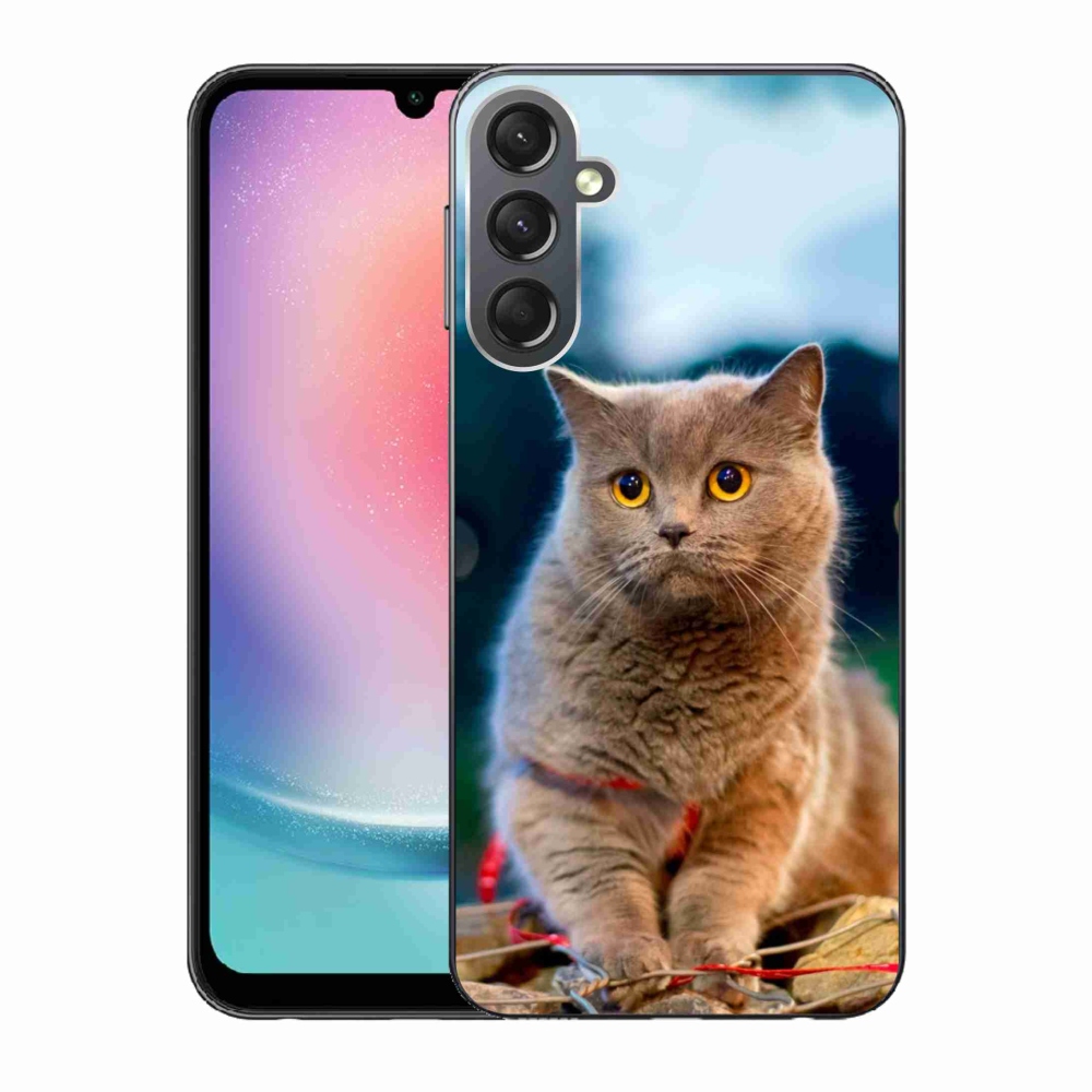 Gél védőhuzat mmCase Samsung Galaxy A24 - brit kék 2