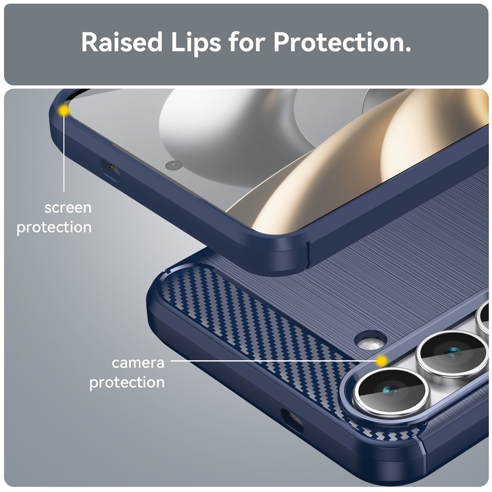 Szénálló zselés tok Samsung Galaxy S25 FE készülékhez - kék