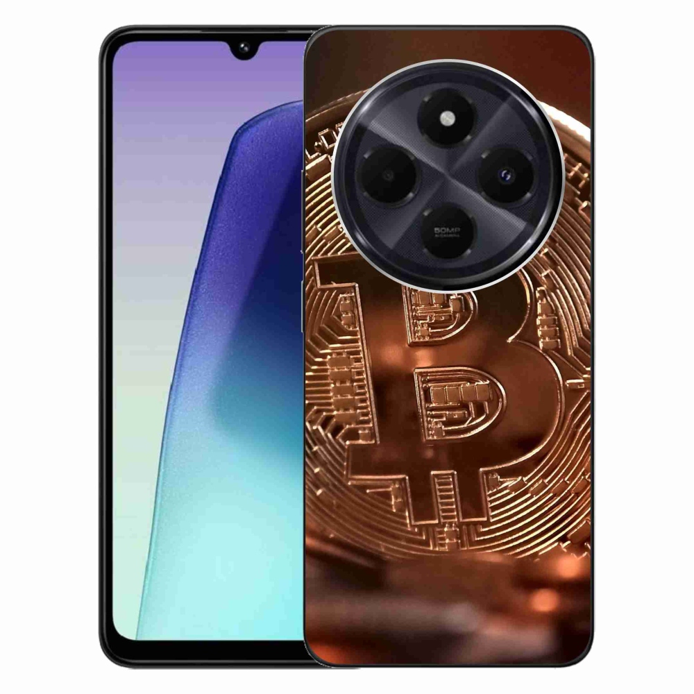 Gél borítás mmCase a Xiaomi Redmi 14C/Poco C75 számára - bitcoin