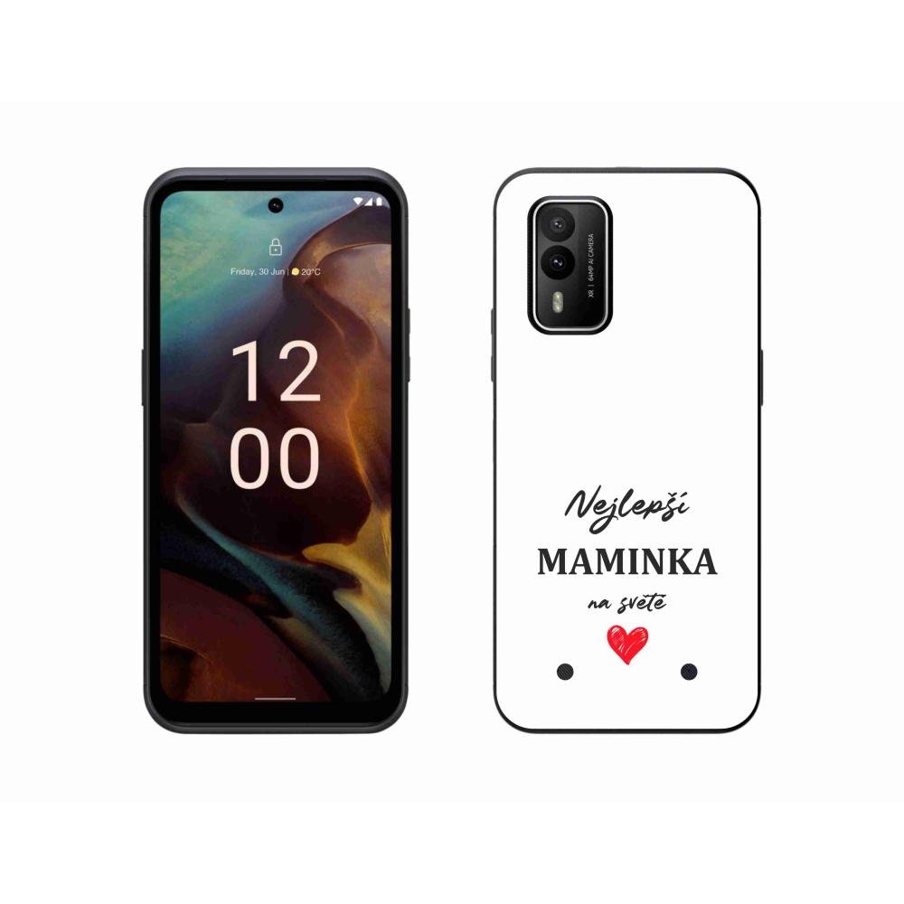 Gélborítás mmCase a Nokia XR21 készülékhez - legjobb anya 1 fehér háttér