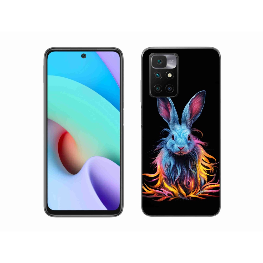 Gél borítás mmCase a Xiaomi Redmi 10/Redmi 10 (2022) - absztrakt nyúlhoz