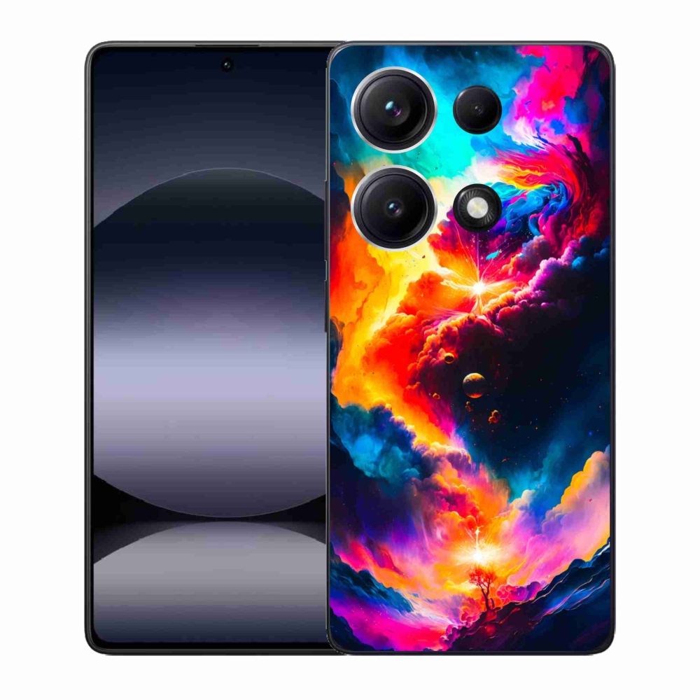 Gél borítás mmCase a Xiaomi Redmi Note 14S számára - absztrakt motívum